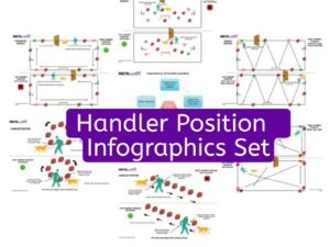 handler position infographics set